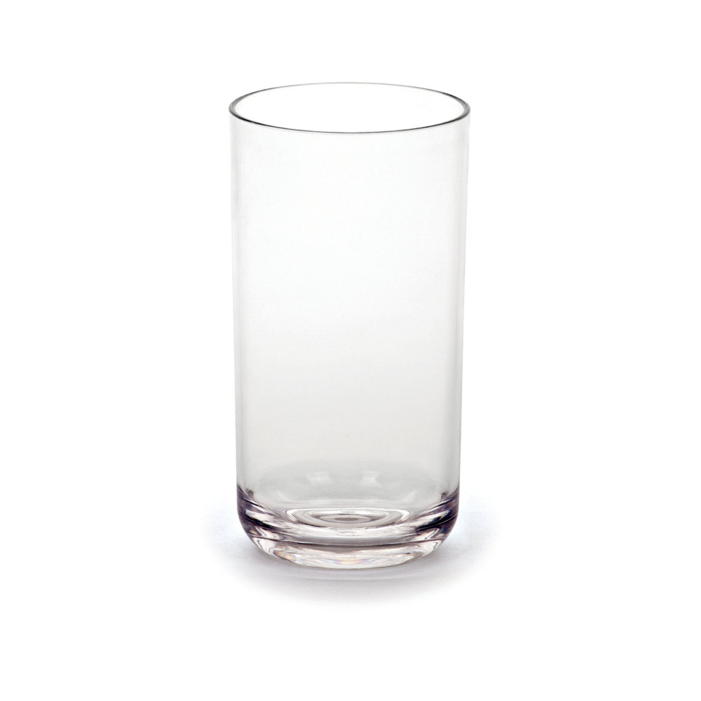 STRAIGHT TUMBLER 440ML POLYCB CLR P6