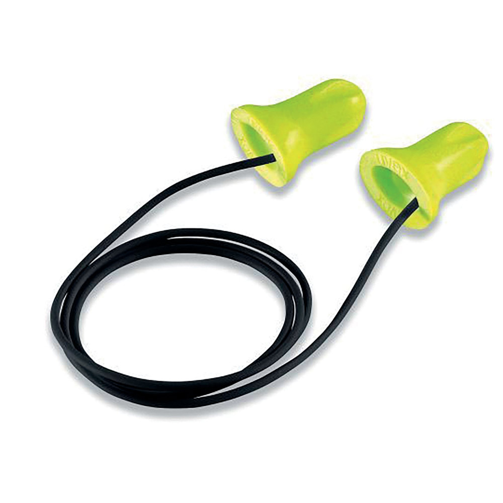 UVEX HI-COM CORD EARPLUGS GRN PK100