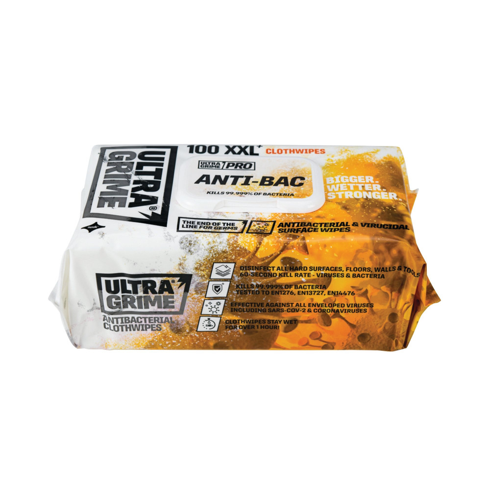 ULTRAGRIME ANTI-BAC WIPES 100 WIPES