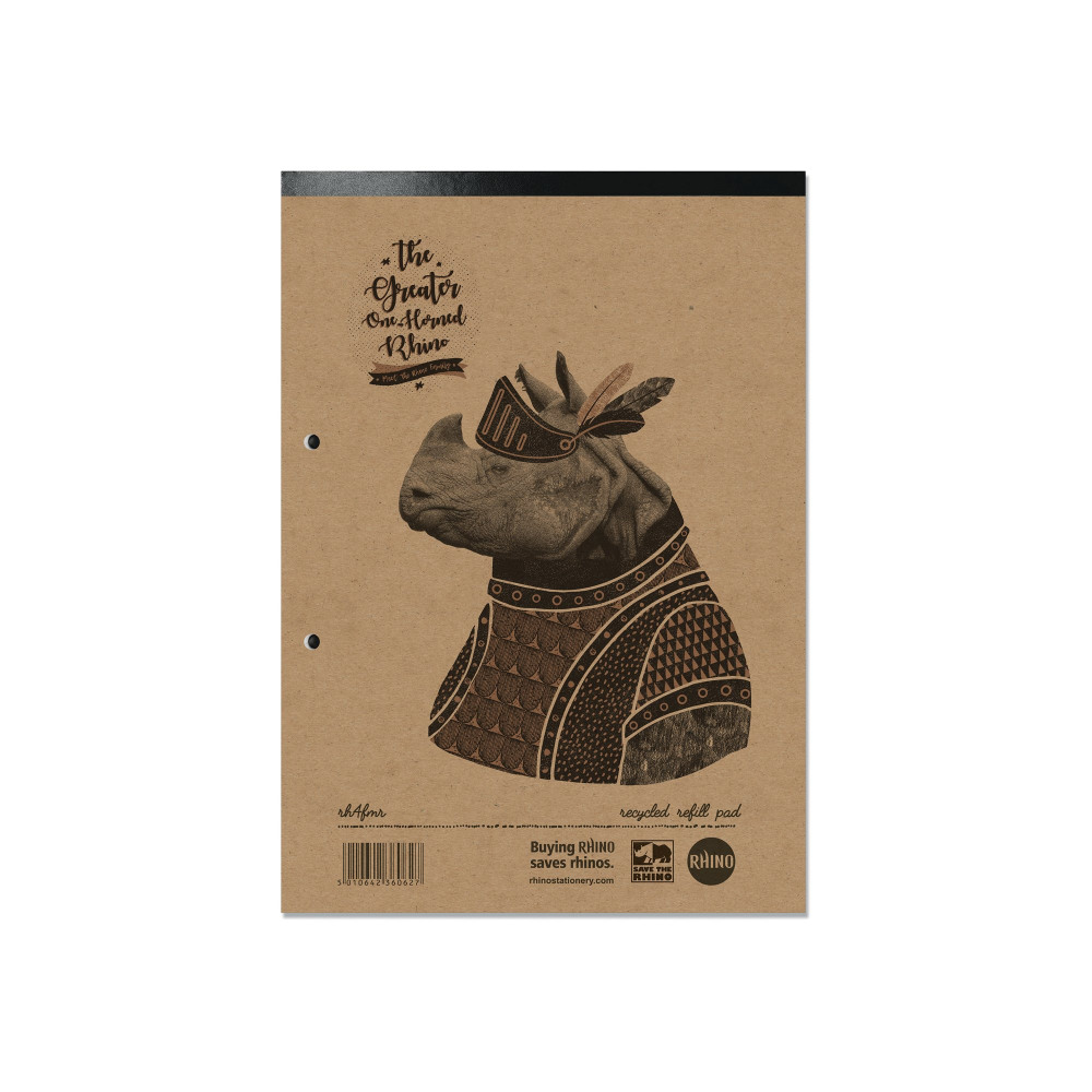 RHINO RECYCLE REFILL PAD 160P A4 PK5