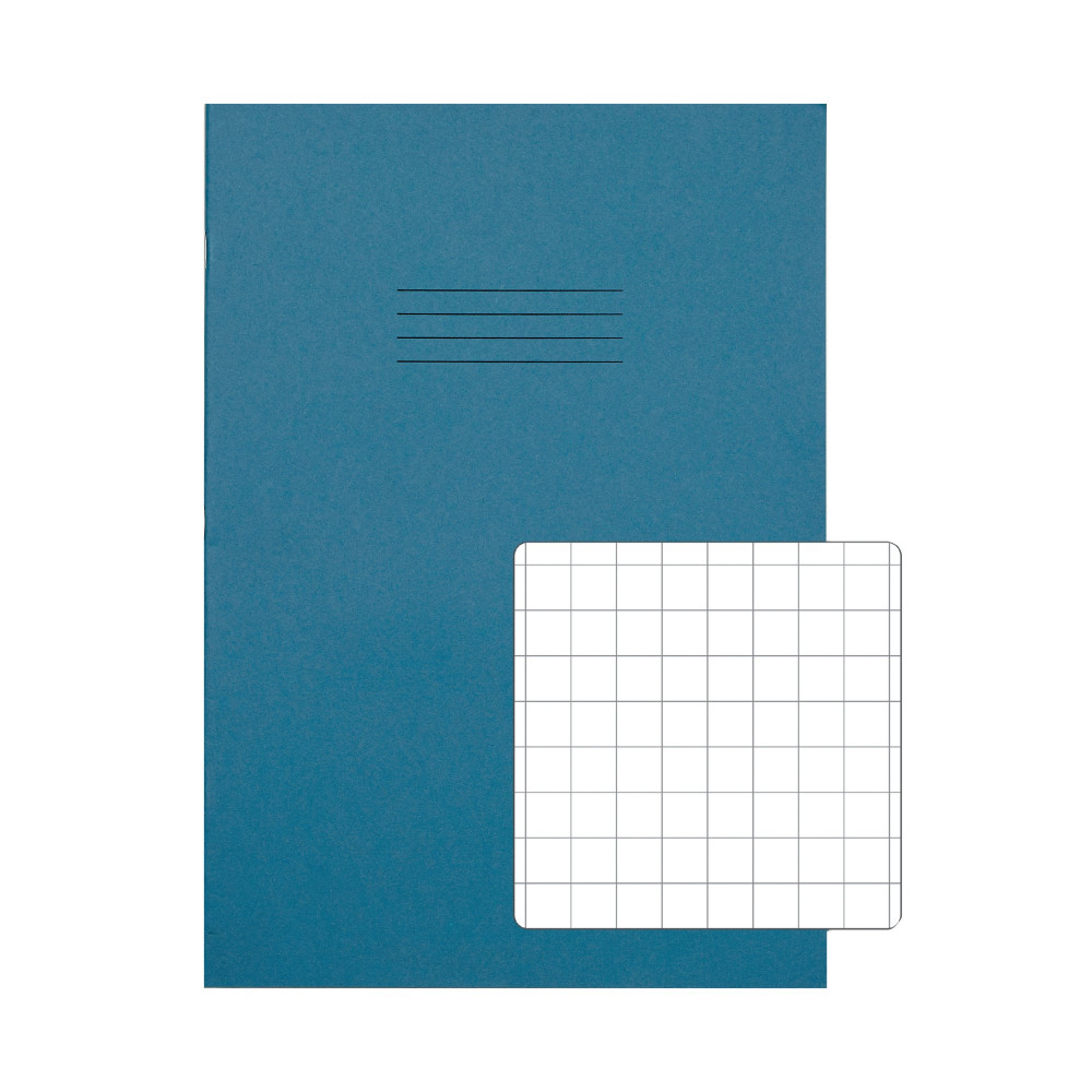 RHINO A4 EX BOOK 10MM SQ L/BLUE PK50