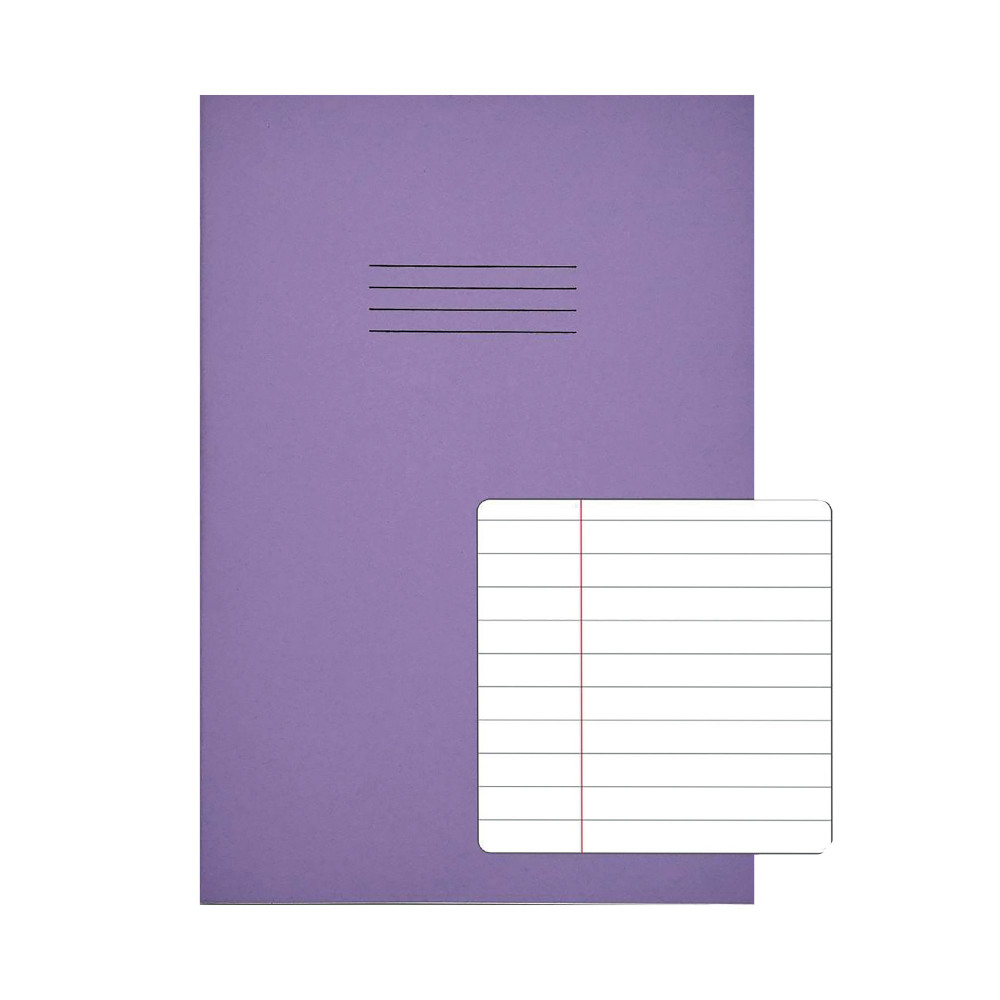 RHINO A4 EX BOOK 8MM R/M PURPLE PK50