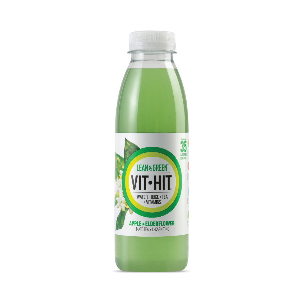 VIT-HIT LEAN/GRN APLELDFL 500ML PK12