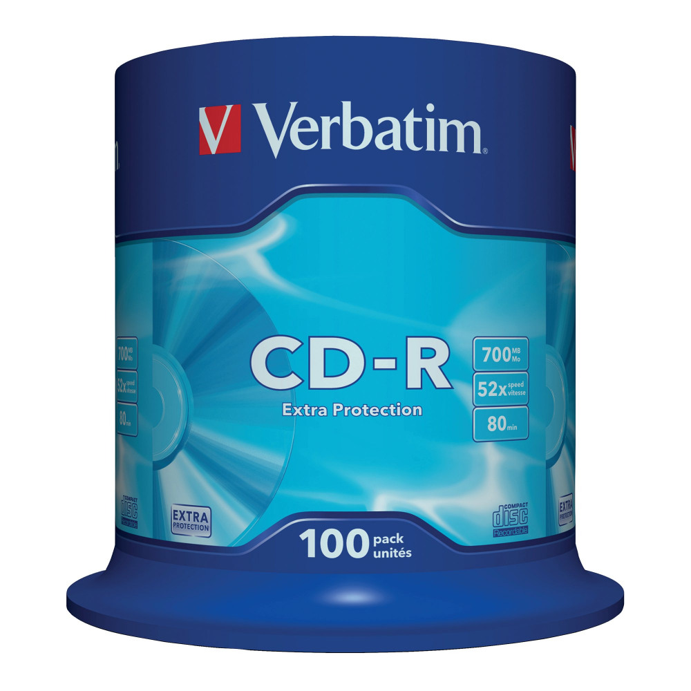 VERBATIM DATALIFE NON AZO 52X 100