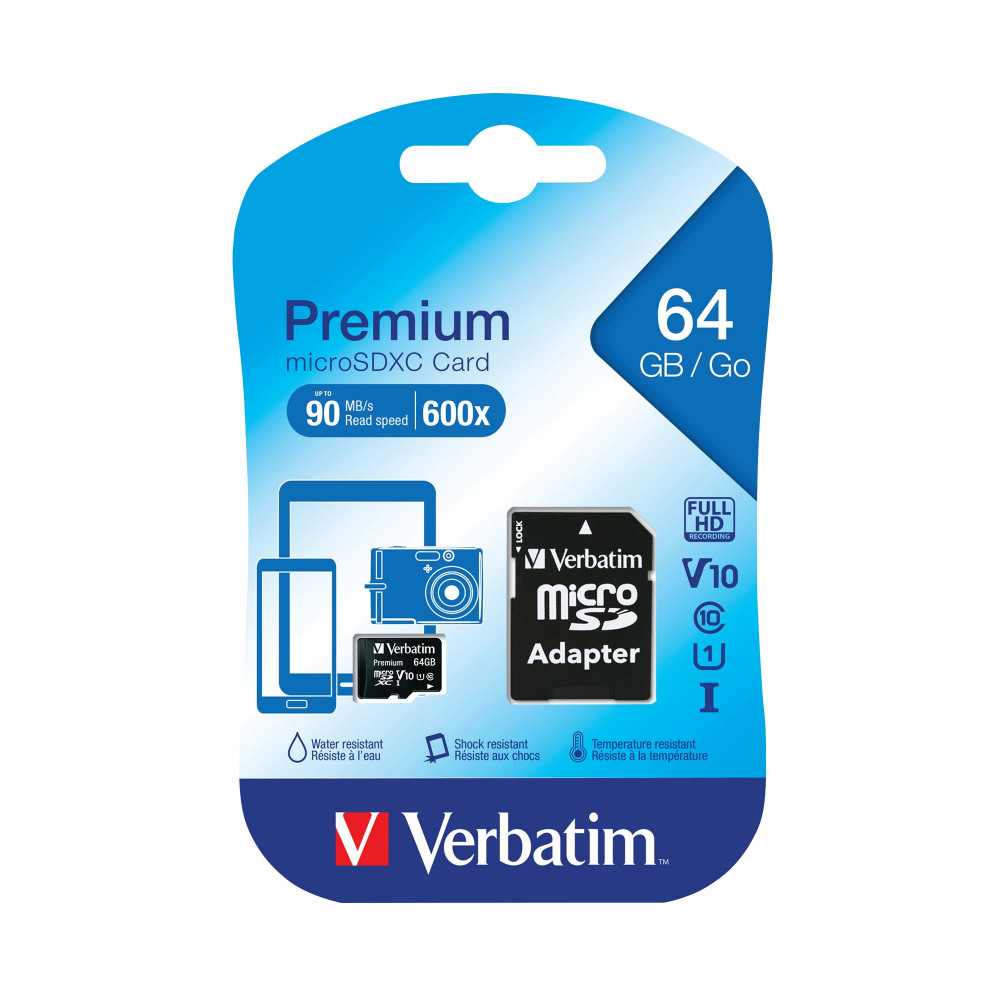 VERBATIM PREMIUM SDXC 64GB