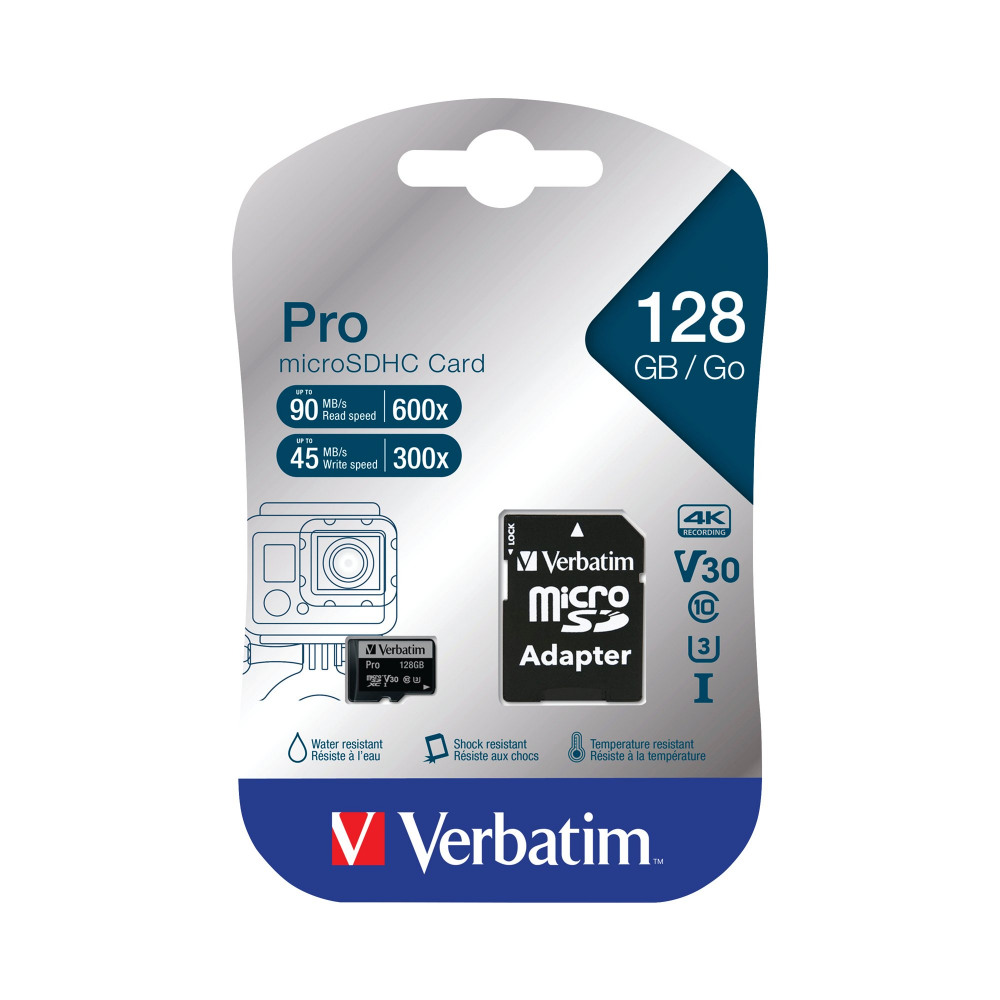 VERBATIM PRO MICRO SDXC 128GB 47044