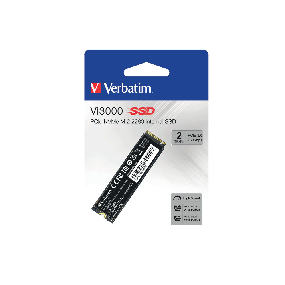 VERBATIM VI3000 PCLE NVME SSD 2TB