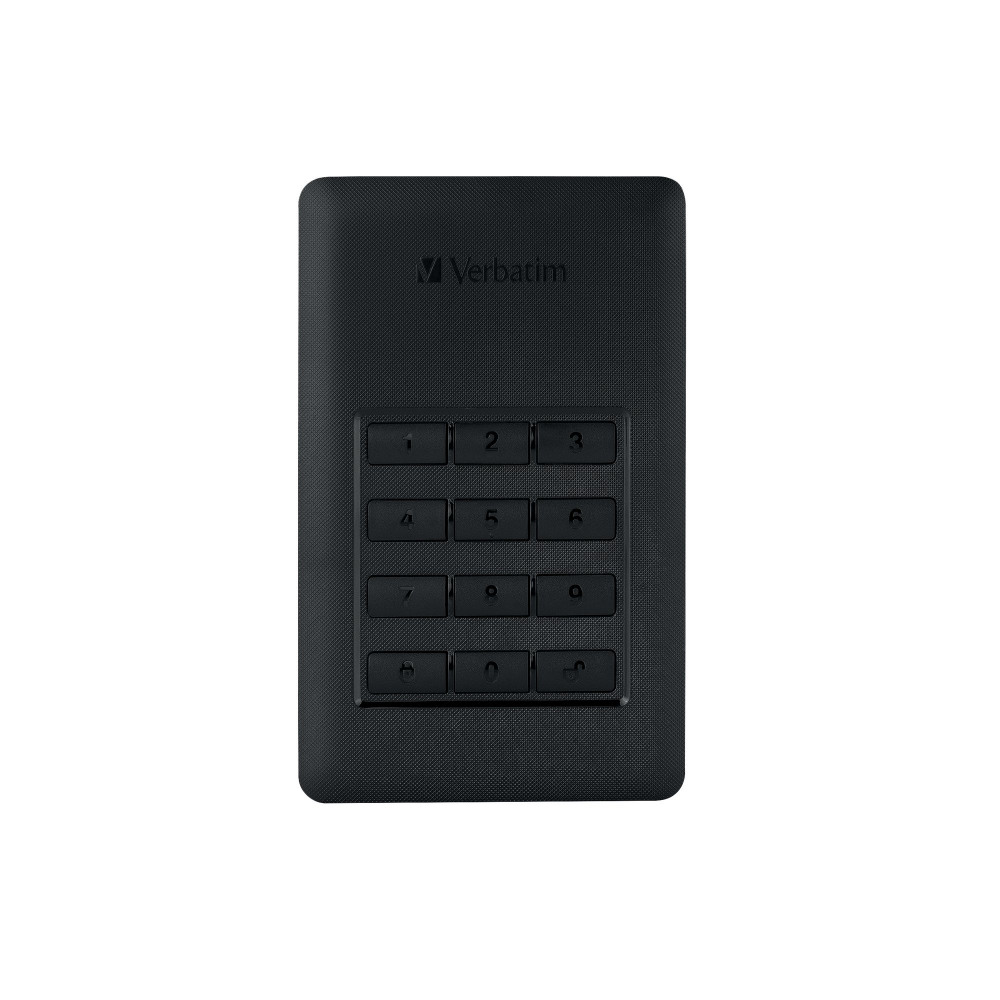 VERBATIM HDD WITH KEYPAD ACCESS 2TB