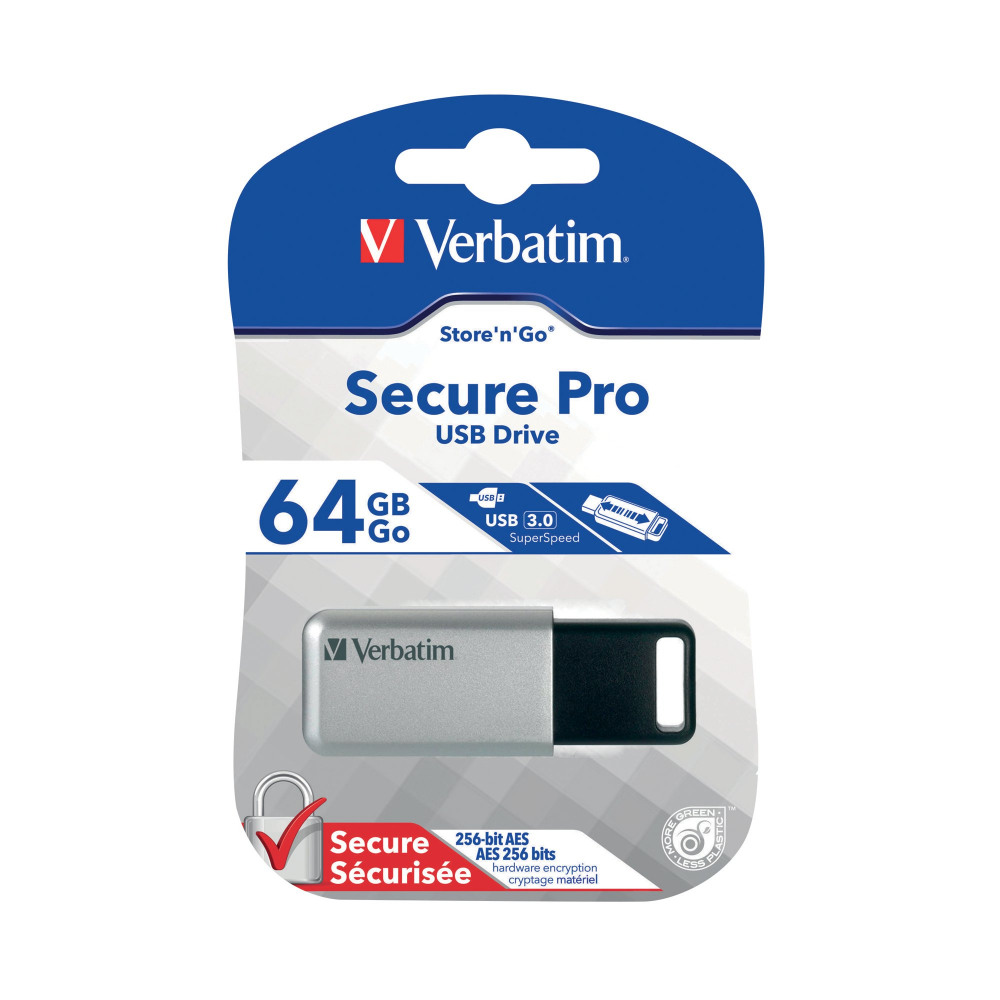 VERBATIM SECURE PRO USB 3.0 DRV 64GB