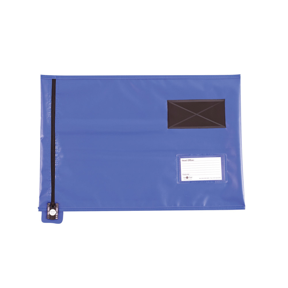 LIGHTWEIGHT SECURITY POUCH A3 BLUE