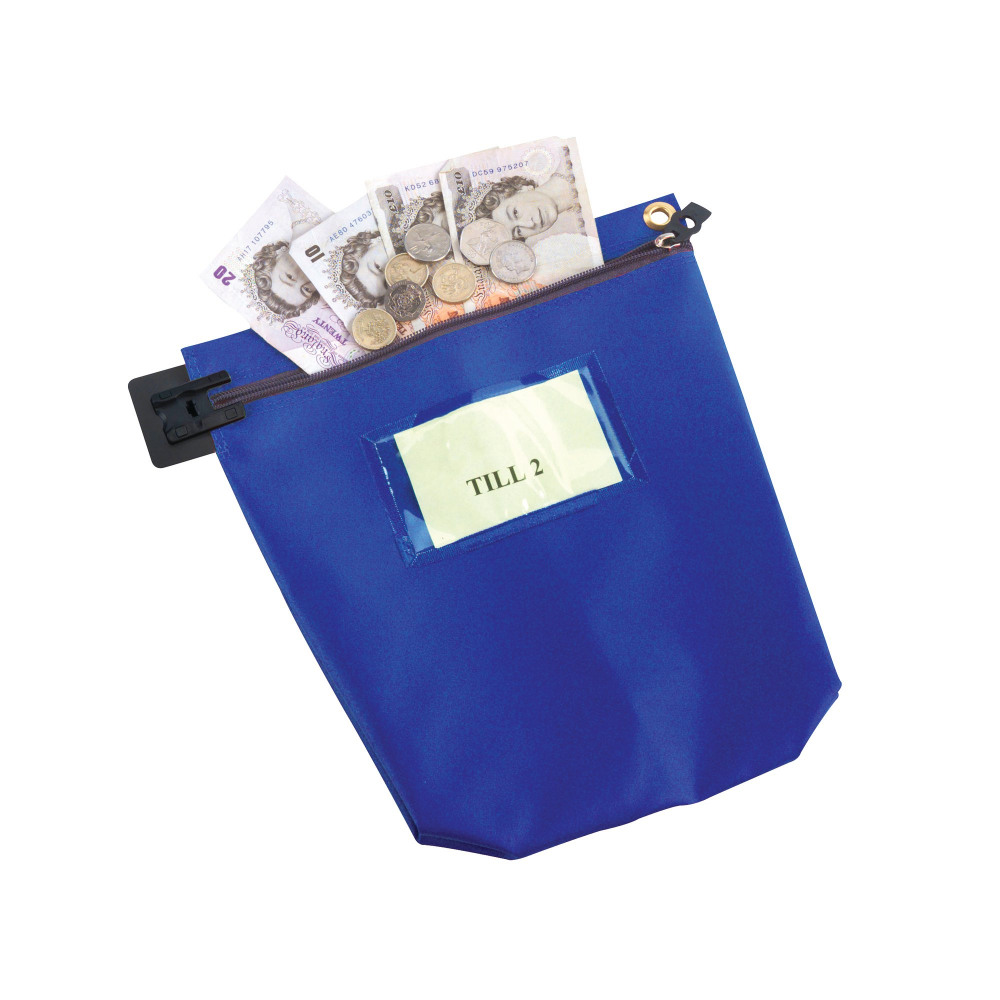 HIGH SECURITY POUCH BLUE