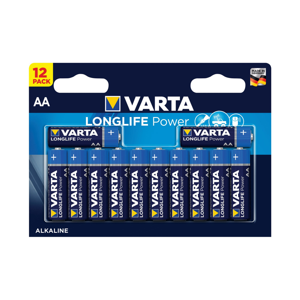 VARTA HIGH ENERGY AA BATTERY PK12