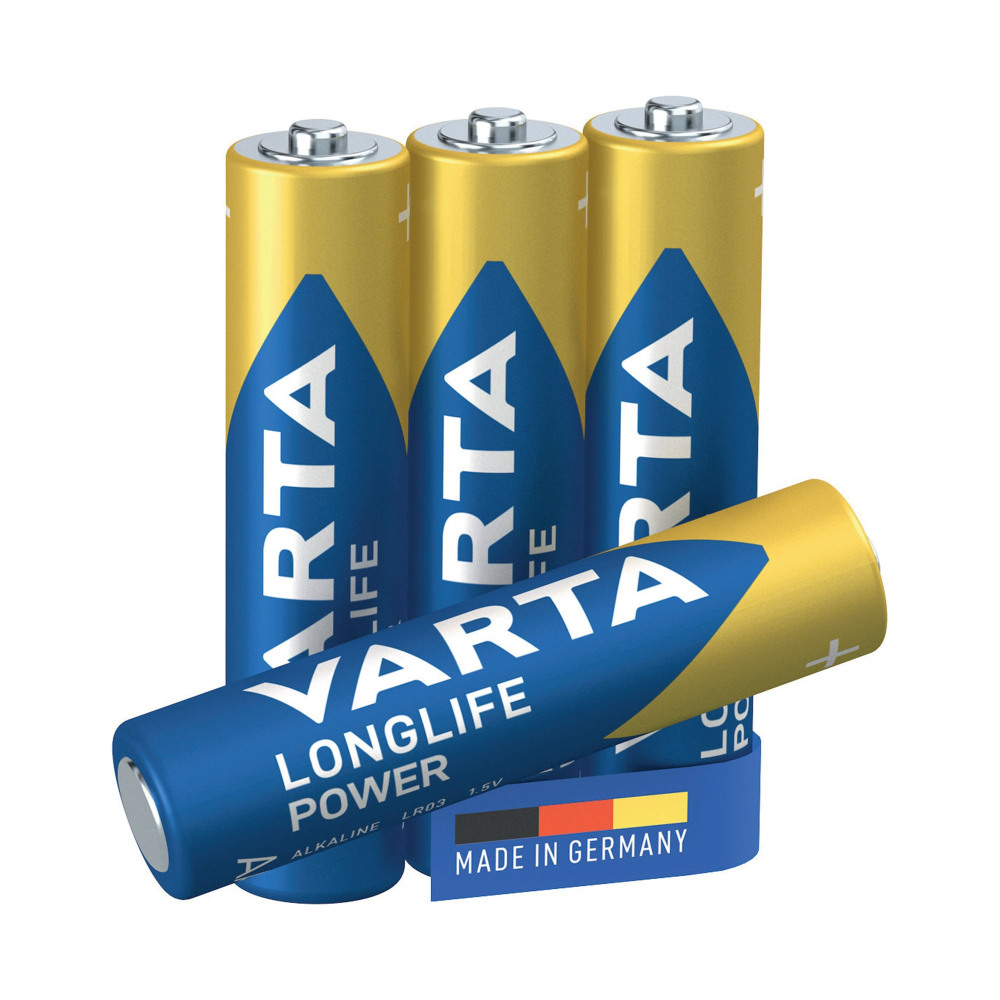 VARTA HIGH ENERGY AAA BATTERY PK4