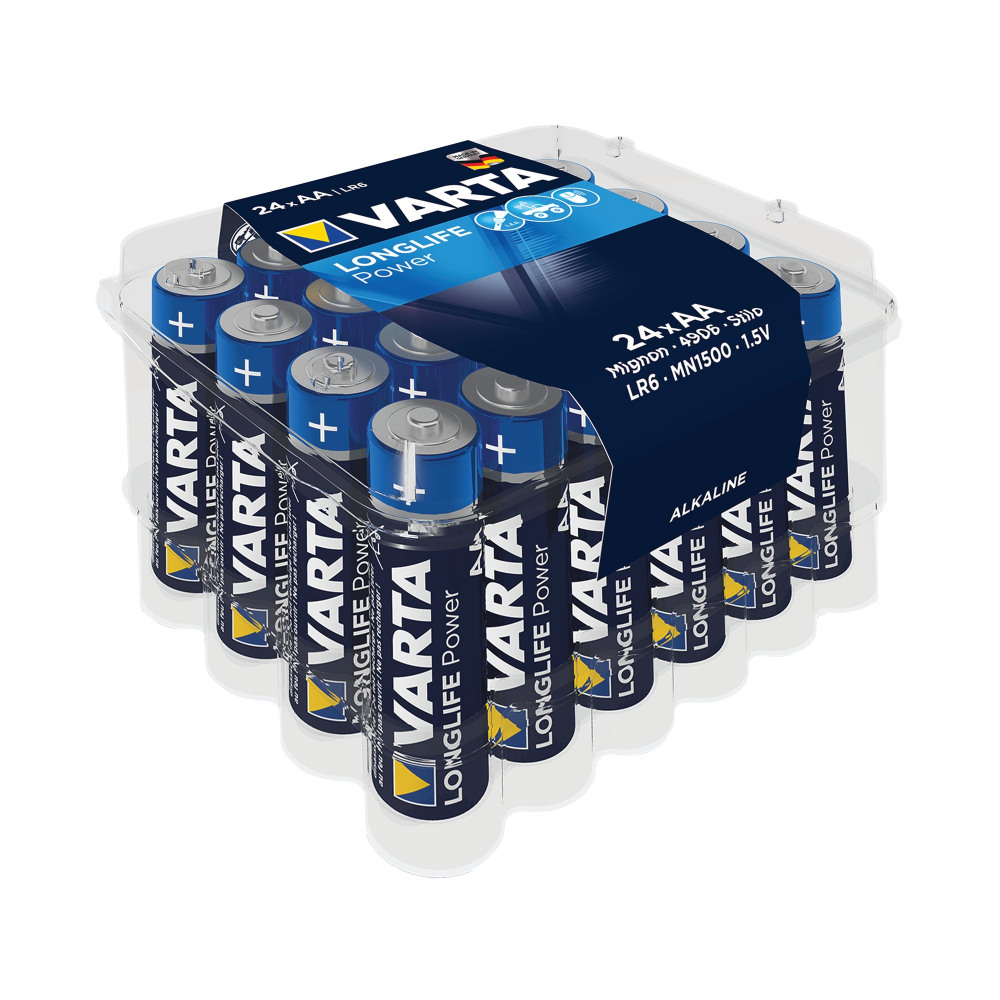VARTA LONGLIFE PWR AA BATTERY PK24