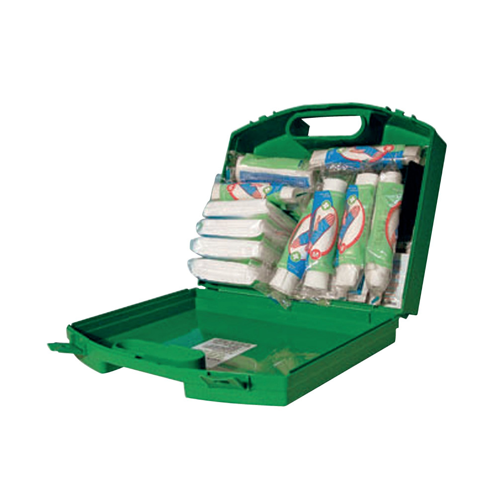 WALLACE GREEN BOX 50 PERSON FAID KIT