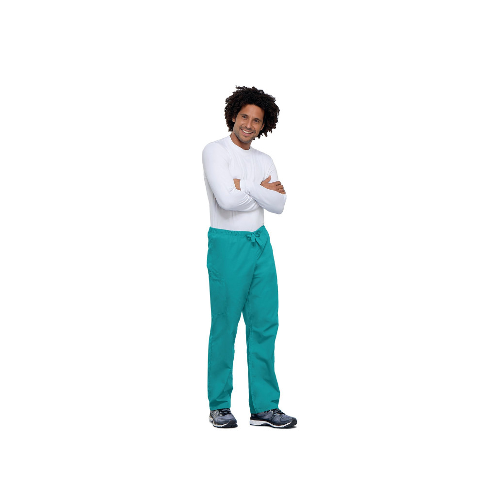 4100 UNISEX SCRUB TRS TEAL BLUE 5XL