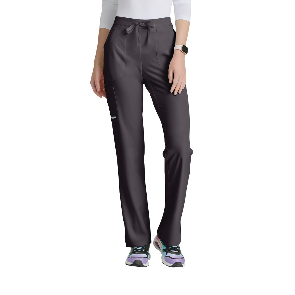 SK201 FEMALE MID-RISE TRS PEWTER XS