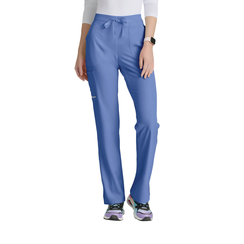 SK201 FEMALE MID-RISE TRS CEBLUE L