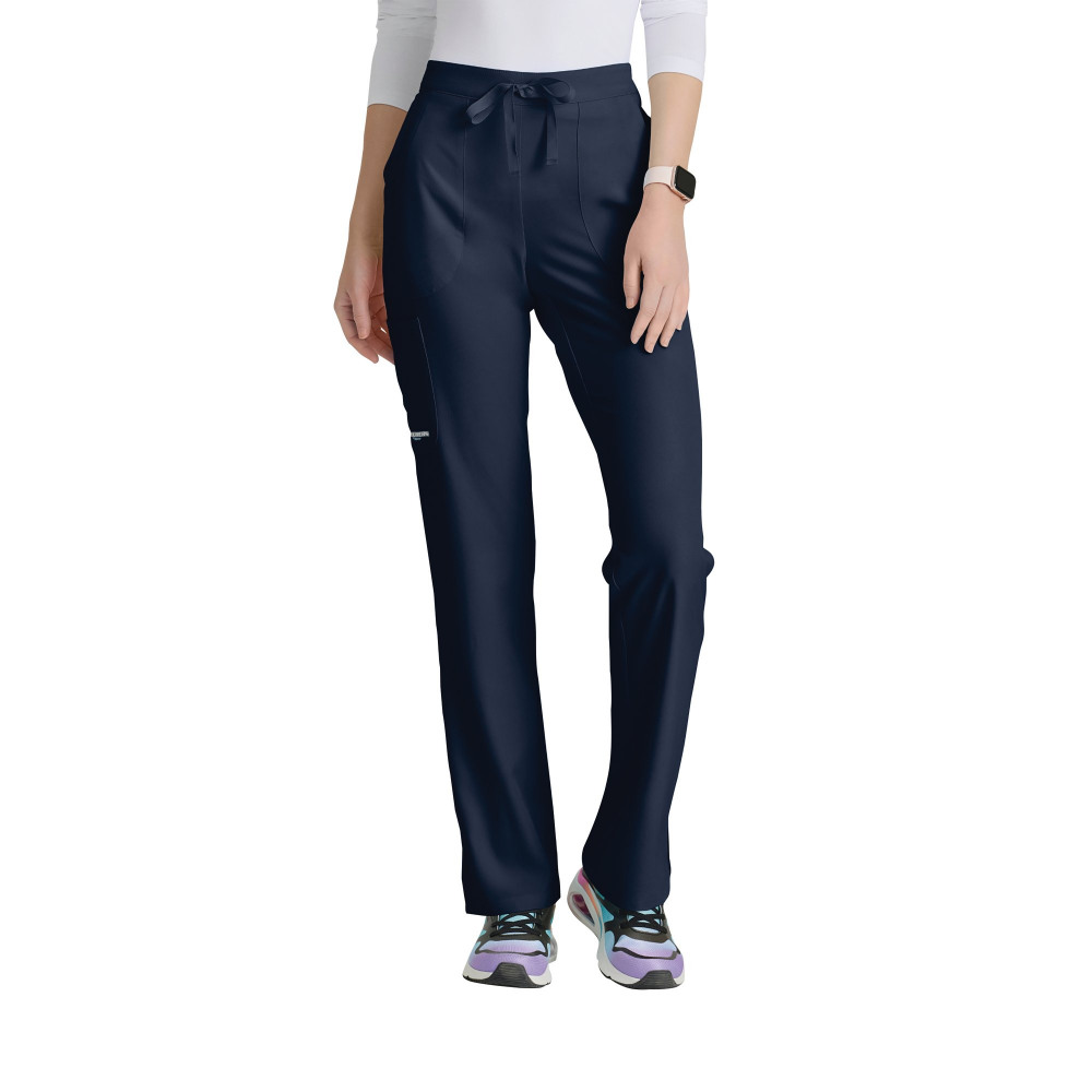 SK201 FEMALE MID-RISE TRS NAVY 2XS