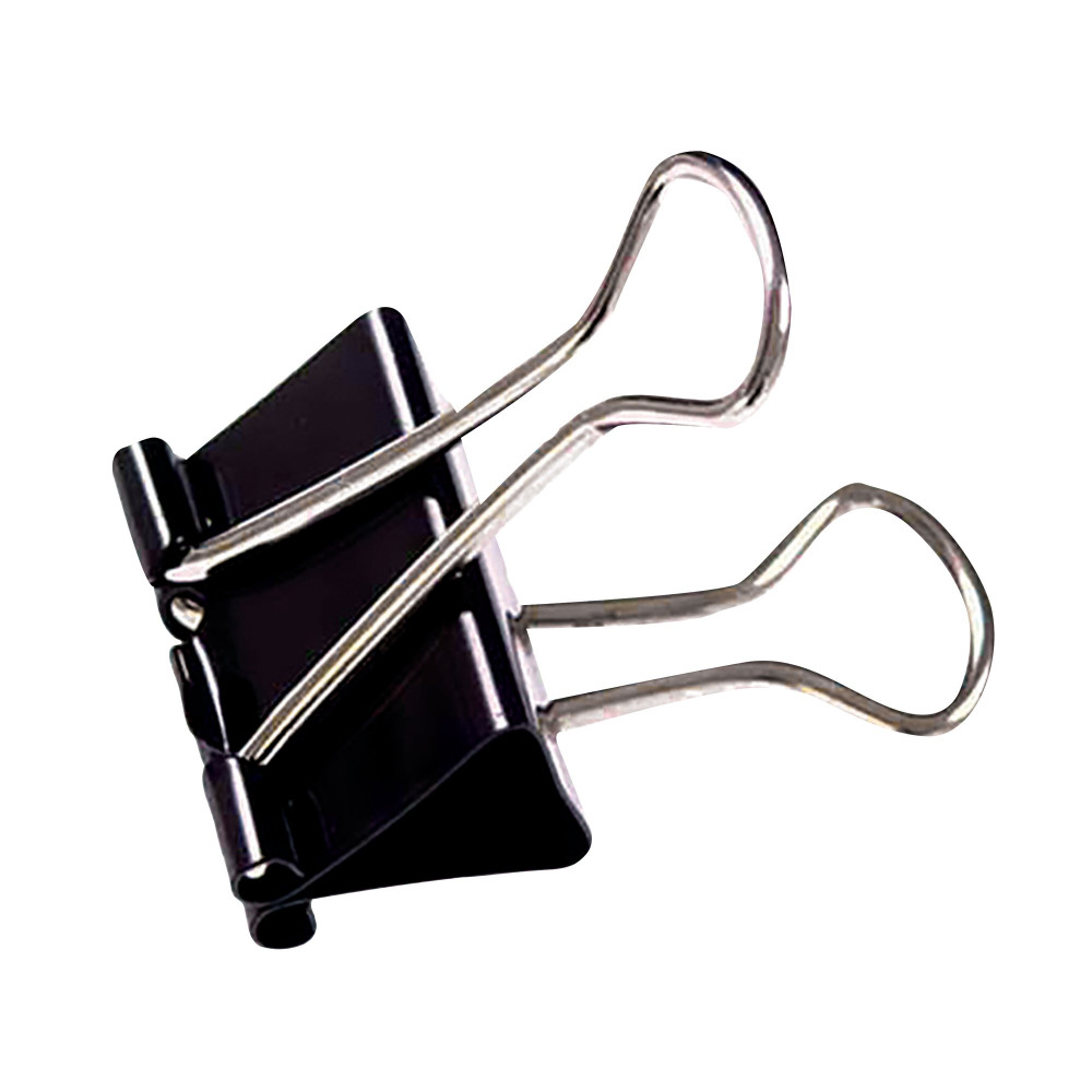FOLDBACK CLIP 25MM BLK P100