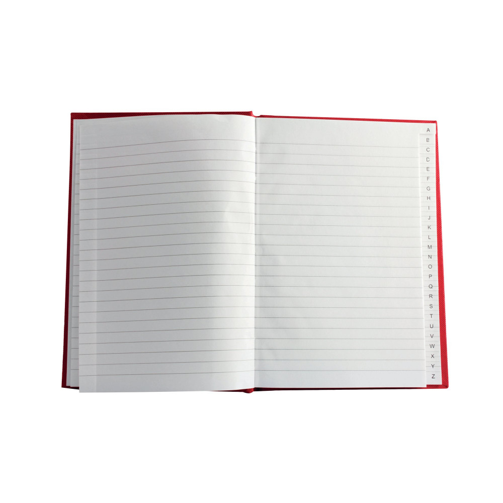 CASEBOUND A5 INDEX BOOK PK10