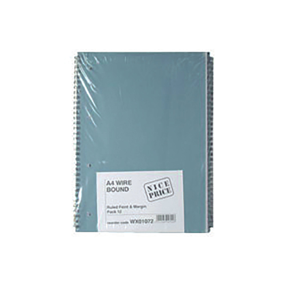 BLUE BOUND A4 SPIRAL PAD 80LEAF PK12