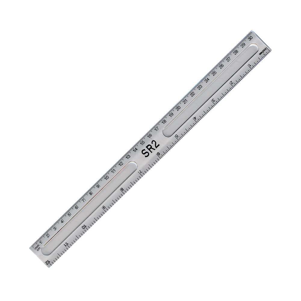 CLEAR RULER 30CM PK20