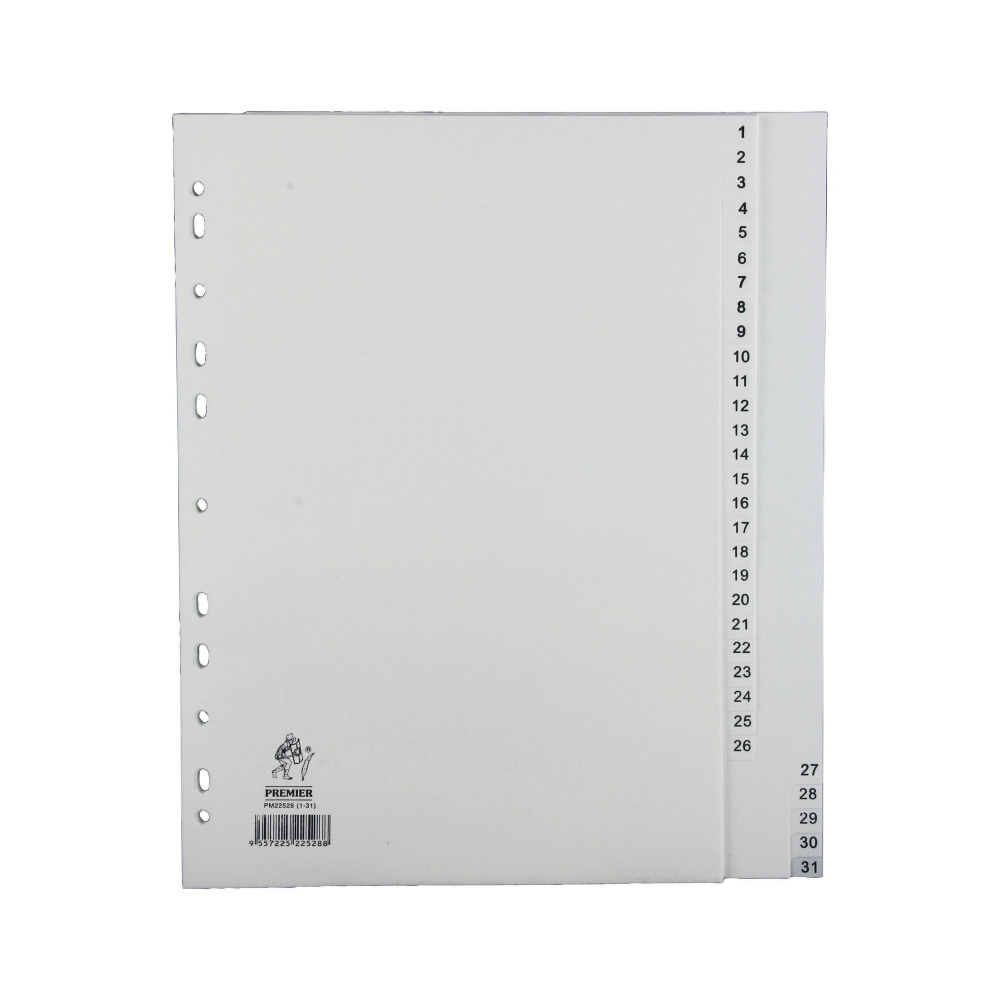 A4 WHITE 1-31 POLYPROPYLENE INDEX