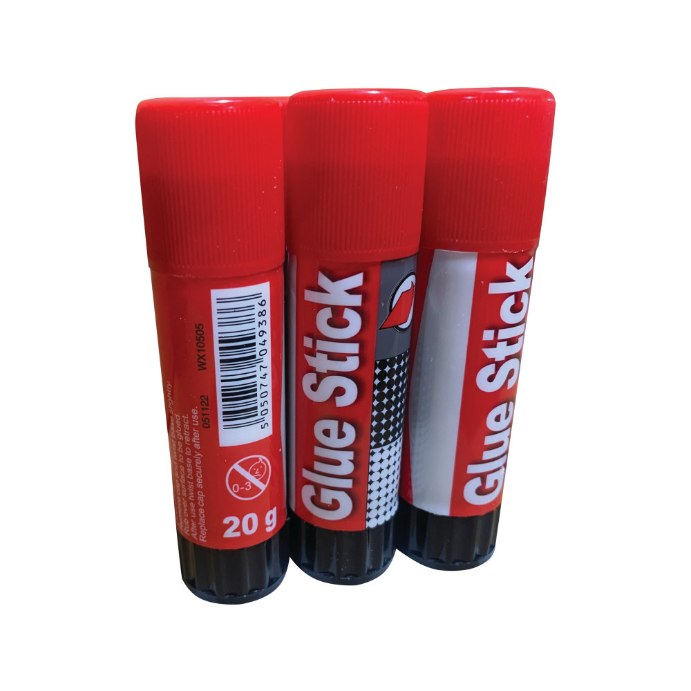 GLUE STICK MEDIUM 20G PK9