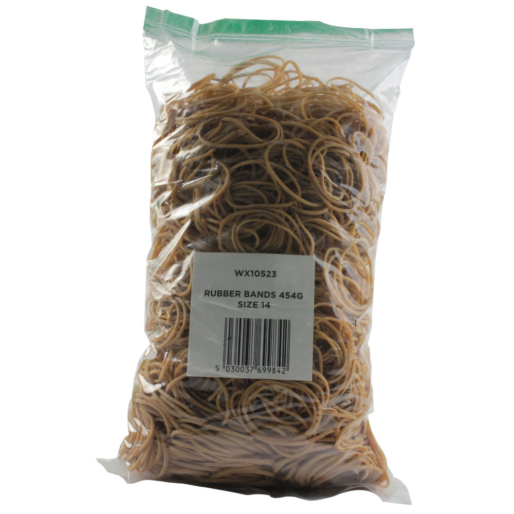 SIZE 14 RUBBER BANDS 454G