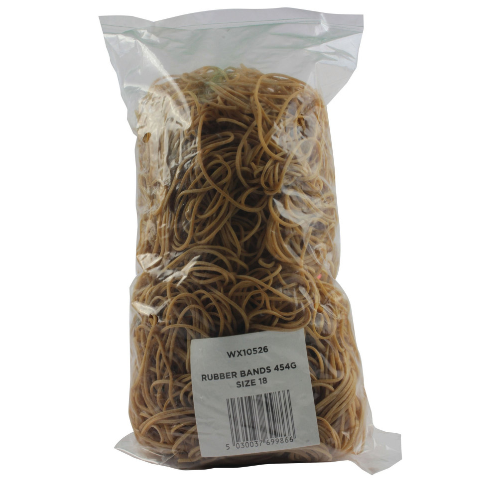 SIZE 18 RUBBER BANDS 454G