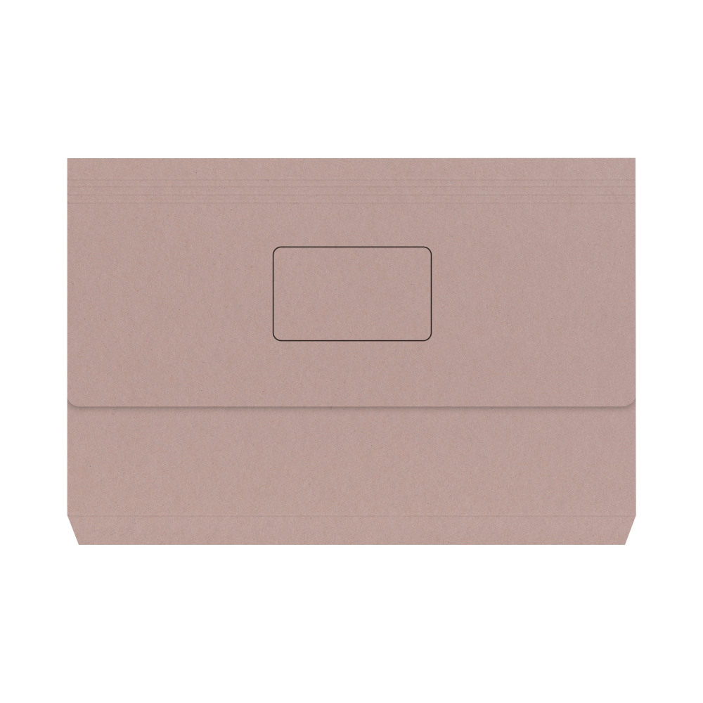 DOCUMENT WALLET 220GSM FC BUFF PK50