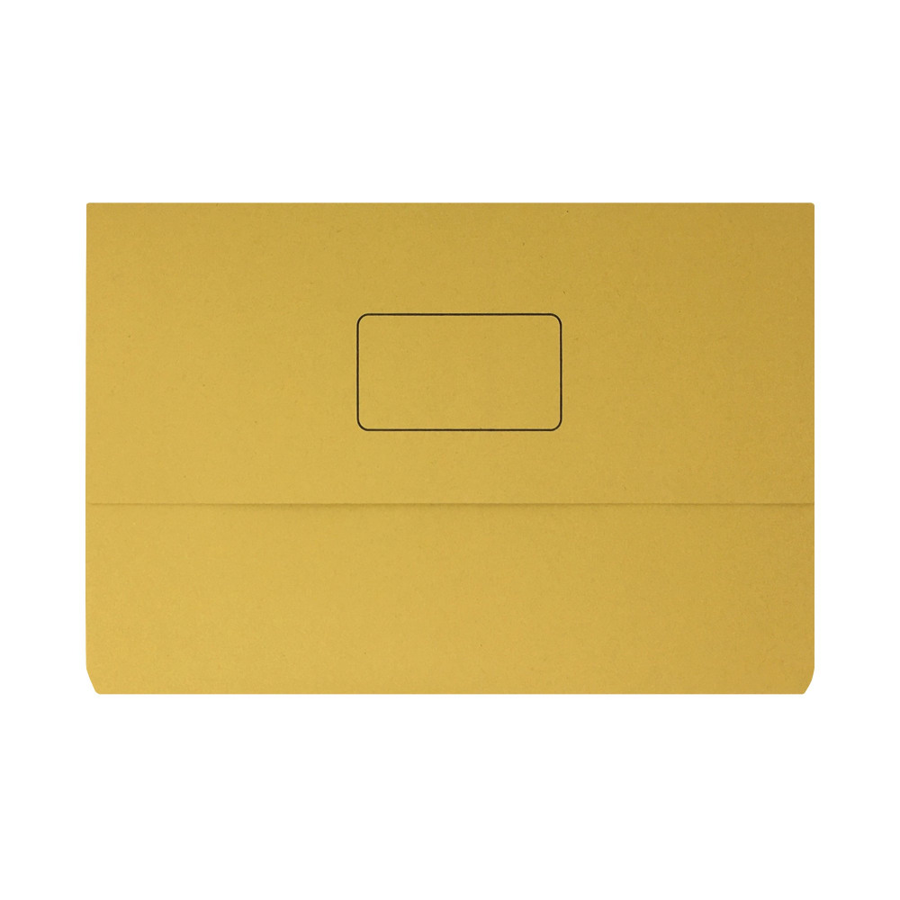DOCUMENT WALLET 220GSM FC YLW PK50