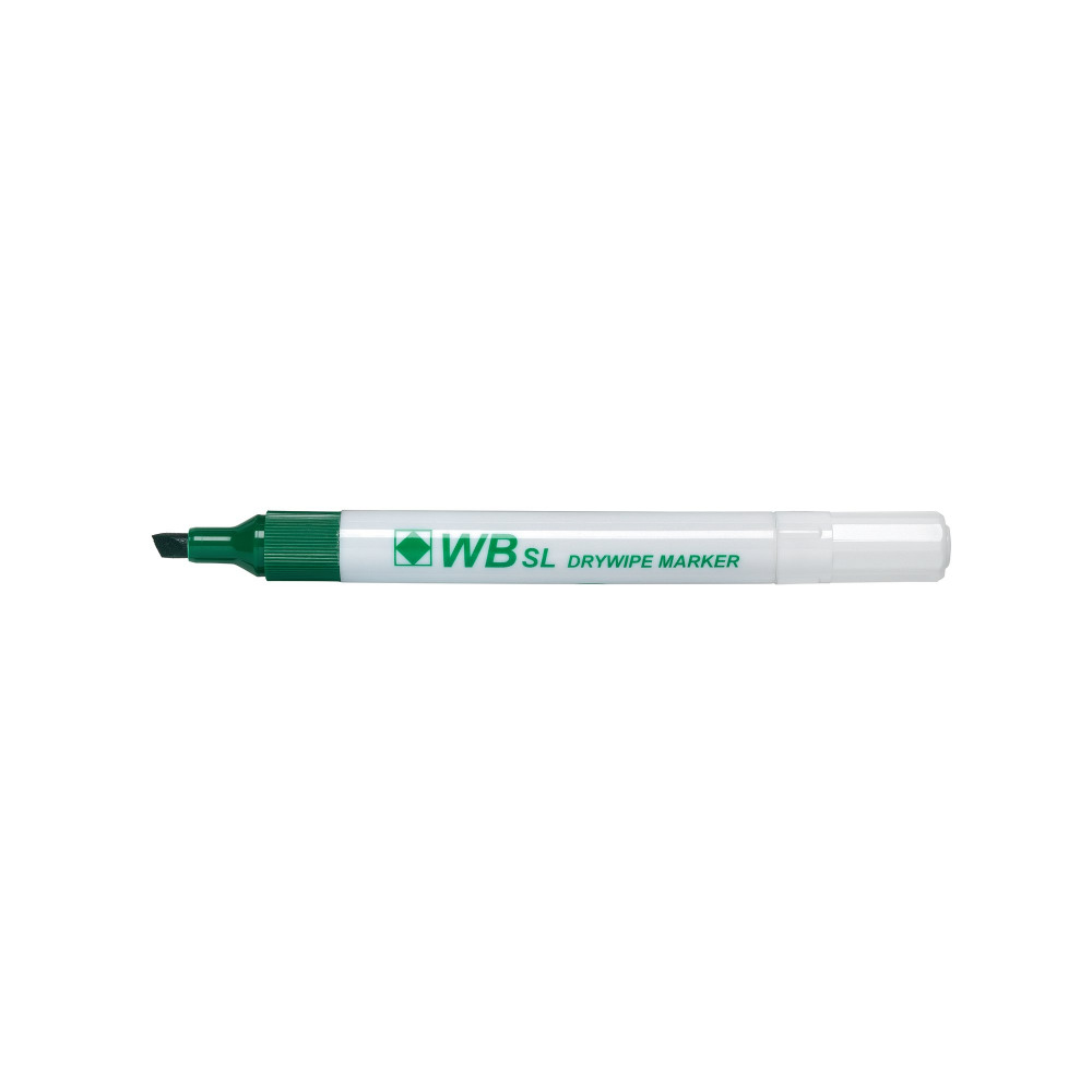 GREEN CHISEL WHITEBOARD MARKER PK10