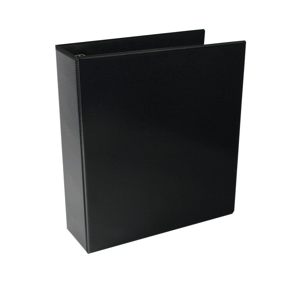 BLACK 65MM PRES 4D-RING BNDR PK10