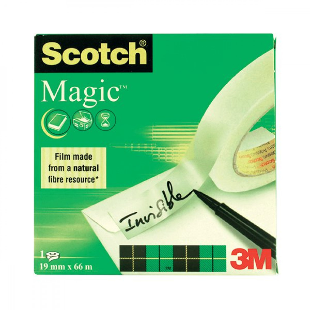 Office Supplies - SCOTCH INVISIBLE TAPE 19MMX66M