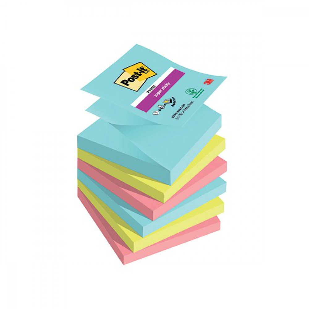 Office Supplies POSTIT S/S ZN 76X76 90S COSMIC PK6