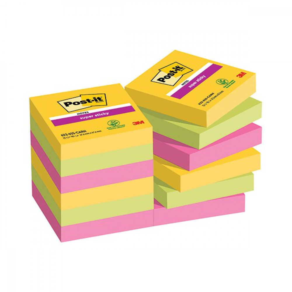 Office Supplies POSTIT S/S NOTES 47.6X47.6 RIO P12