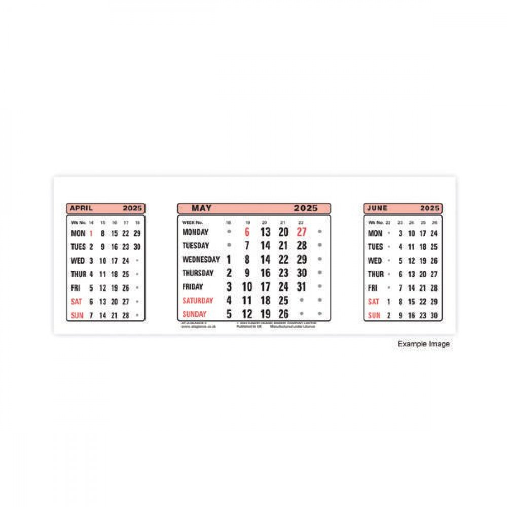 Office Supplies ATAGLANCE CALENDAR REFILL 2025