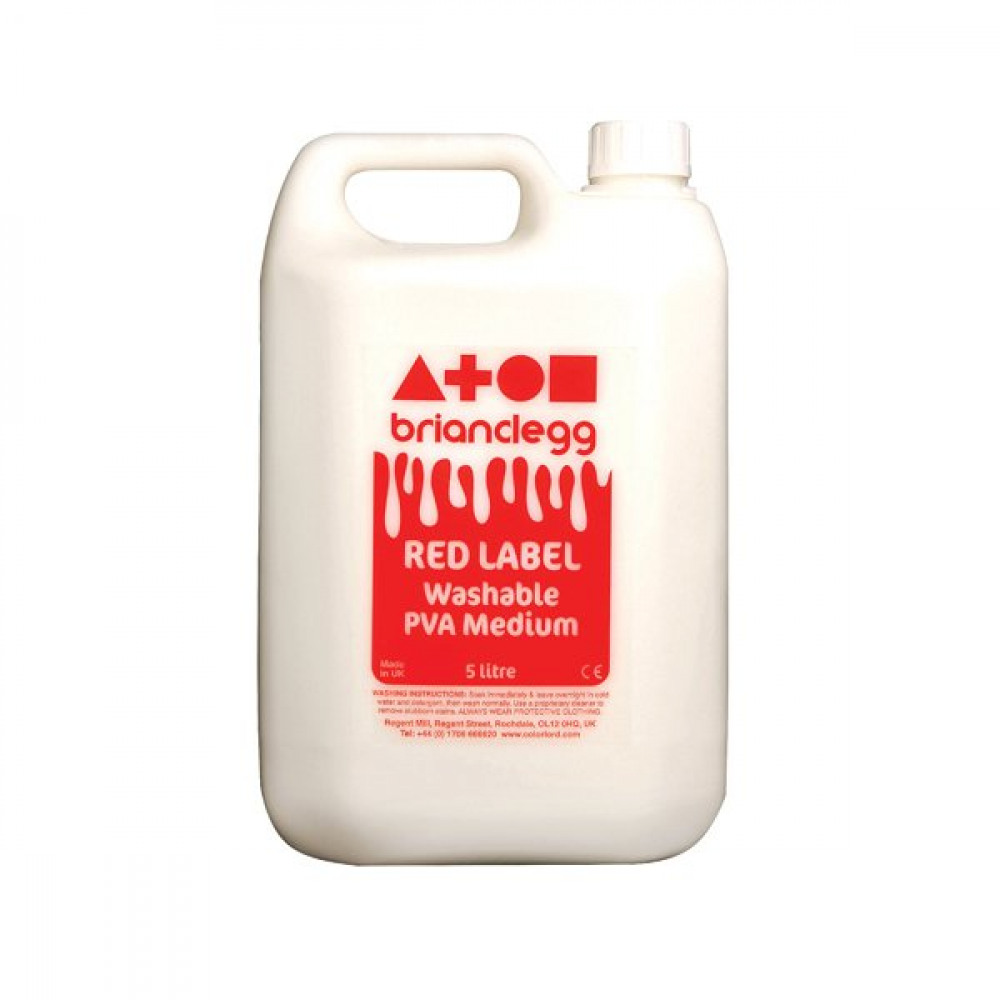 Office Supplies PVA GLUE RED LABEL 5 LITRE
