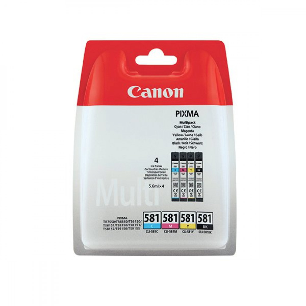 CANON INK CARTRIDGE CLI-581 YELLOW FOR TS6150, TS8150, TS9150, TR8550 :: PC  in Cyprus