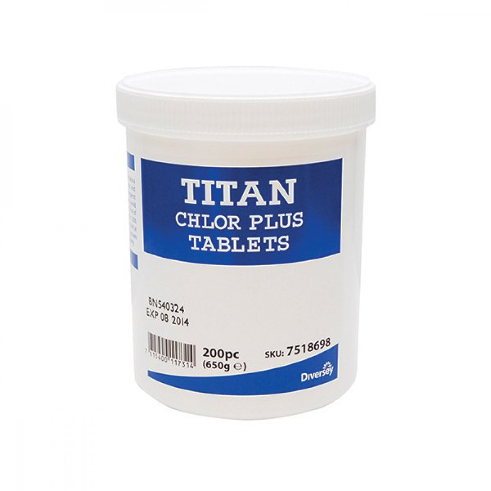 Office Supplies TITAN + CHLORINE TABS TUB 200