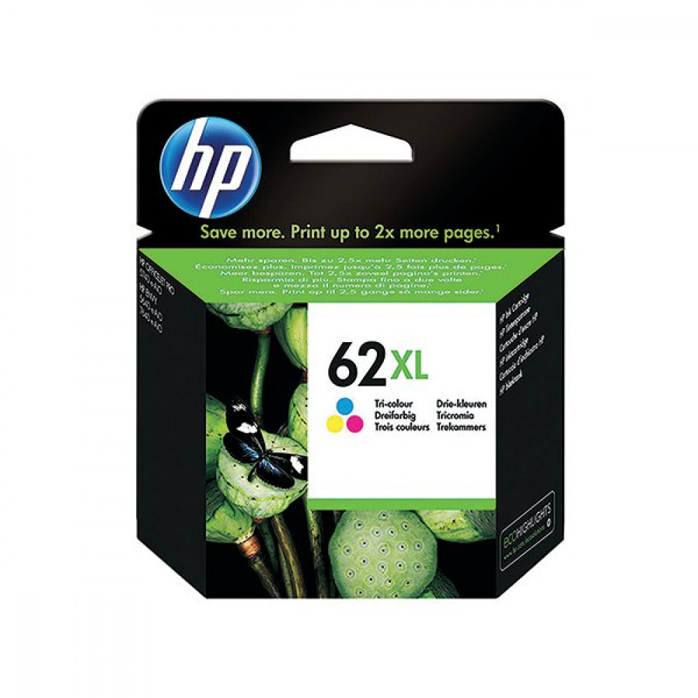 HP C2P07AE 62XL TRI COLOR INK CARTRIDGE