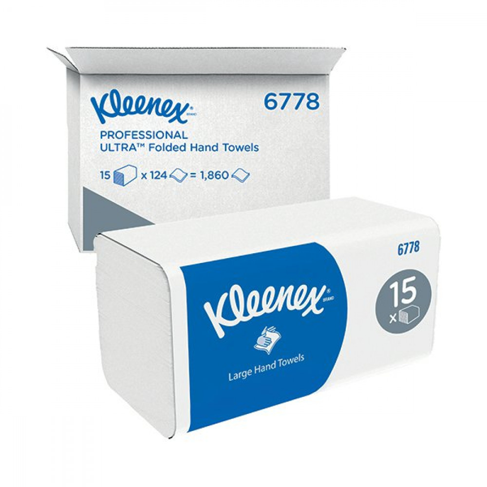 Office Supplies KLEENEX ULT HND TWLS VFD 2PLY PK15