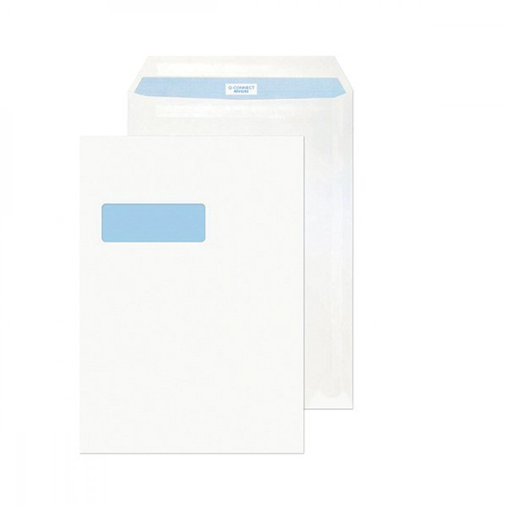 Q-CONNECT C4 100GSM WDW P/SEAL WHITE