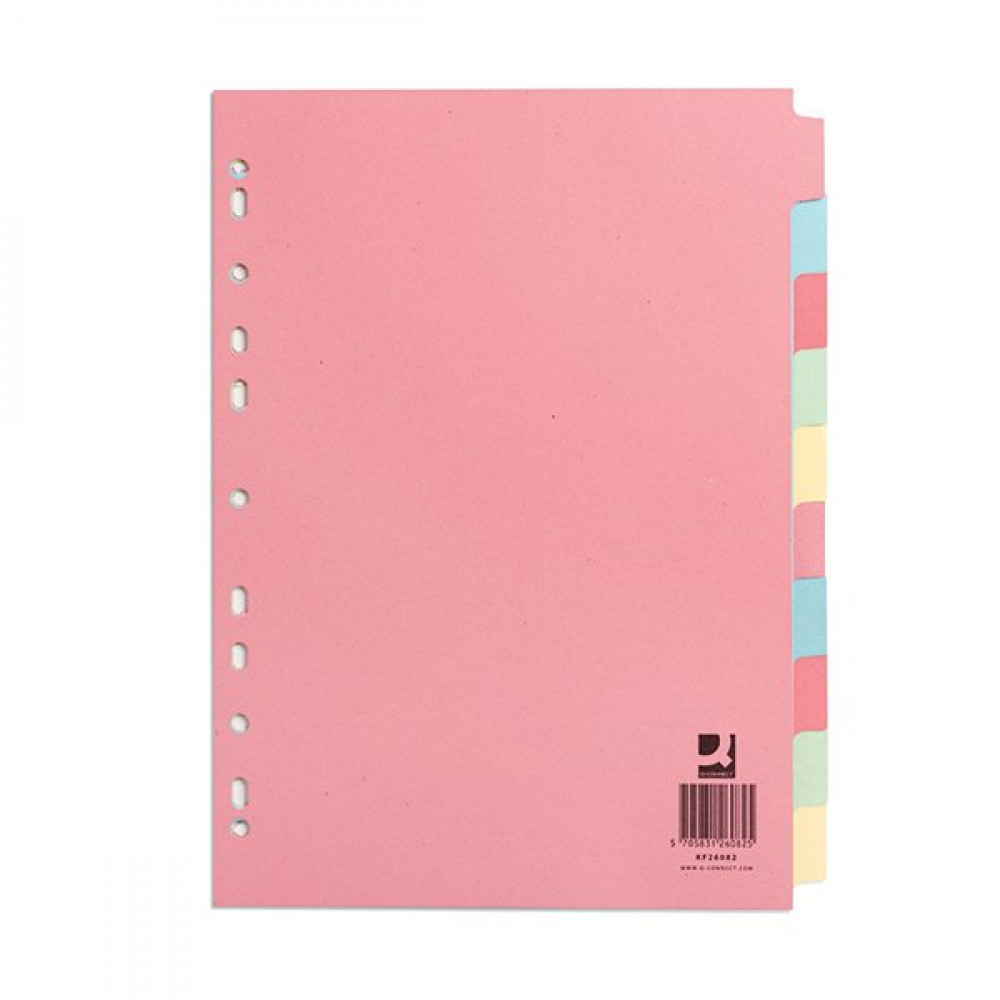 ** SUBJECT DIVIDERS A4 10PART **