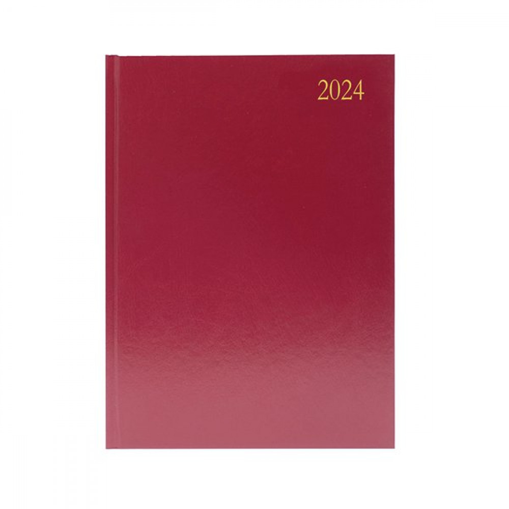 ePower - DESK DIARY WTV A4 BURGUNDY 2024