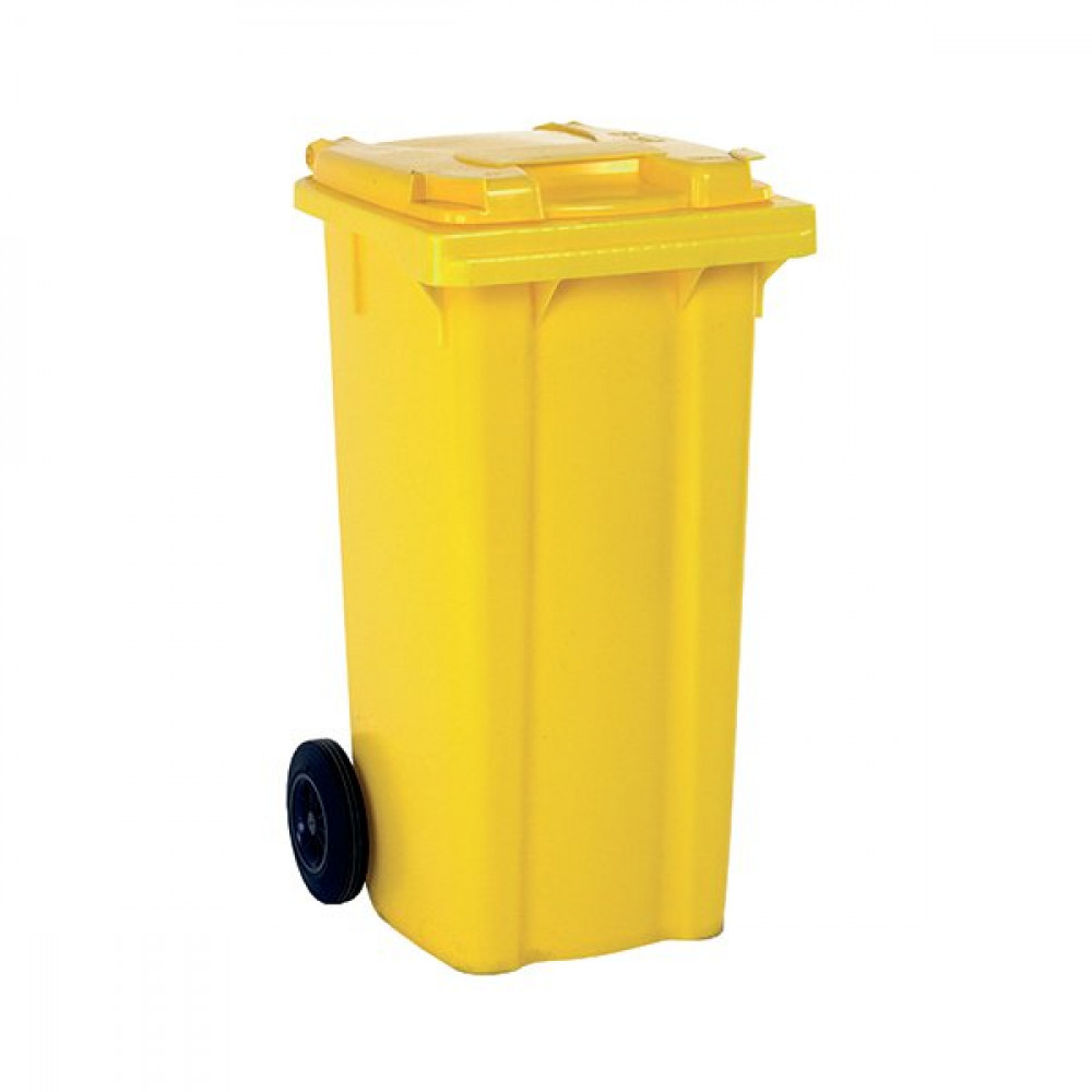 Office Supplies REFUSE CONTAINER 240L 2 WHEEL YLW