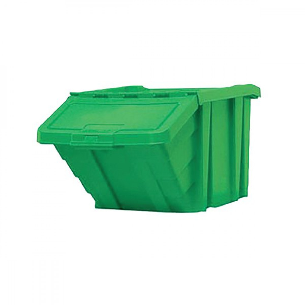 Office Supplies HDUTY STORAGE BIN/LID GRN 359520