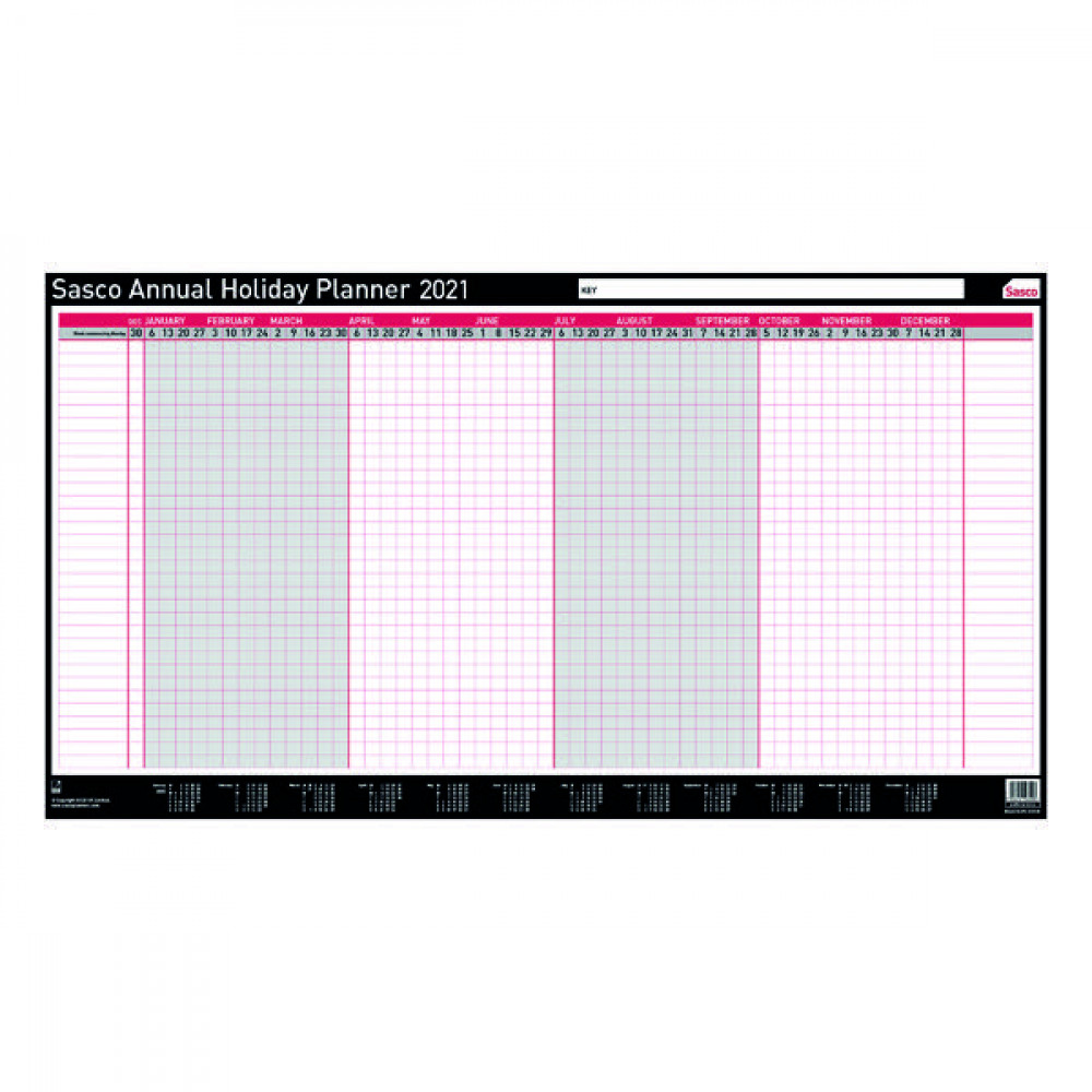 Office Supplies - SASCO ANNUAL HOLIDAY PLANNER 2021